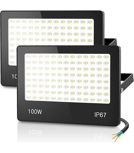 Projecteur LED Extérieur 30W - Blanc Chaud 3000K - IP65 - Sans câble - 5 ans | Leroy Merlin