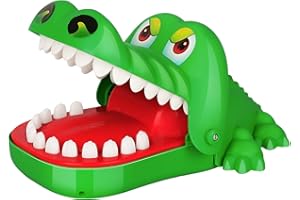 MociMoci Krokodil Spiel Großes Croco Doc Spiel Spielzeug Krokodil Zähne,Action Geschicklichkeit für Familienspiel, Teste Dein Glück, für Kinder, Familienspiel, Partyspiel, Jungen Geschenk