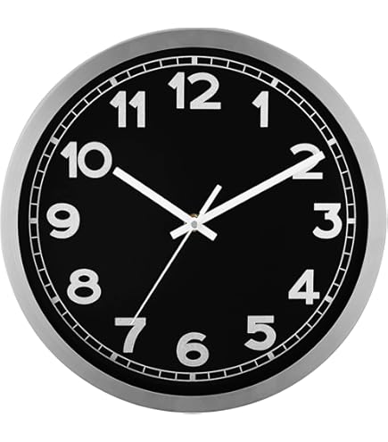 Technoline WT3005 Digital Bathroom Radio Wall Clock, Plastic, Silver - View #6