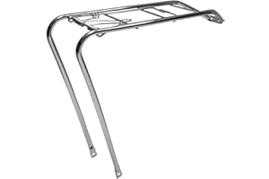 BONINBIKE Portapacchi/Portacestino Posteriore Bici 26" / 28" Olanda - R - Epoca Cromato