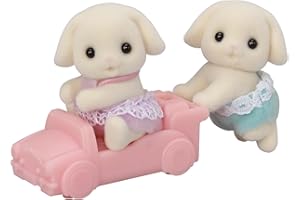 Sylvanian Families - 5737 Gemelos Conejo Flora Casa de muñecas