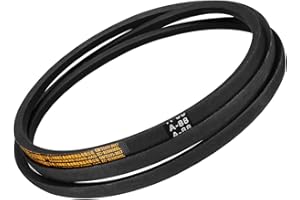 Kozelo Cinghie A88 V - [Lunghezza Passo 88" x Spessore 8mm x Larghezza 13mm] Cinghia di Trasmissione Industriale Sezione A per Uso di Trasmissione di Potenza, in Gomma, Nera, 40 Gradi