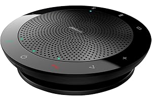 Jabra Speak 510 Speaker Phone - Unified Communications Certified Portable Conference Speaker with USB – Connect with Laptops, Smartphones and Tablets