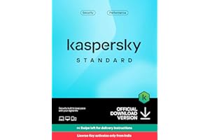 Kaspersky | Standard | 1 Device | 1 Year| Email Delivery in 1 Hour - No CD