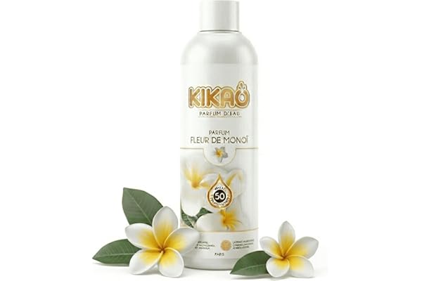 KIKAO Parfum Spa et Piscine - Fleur de Monoï - Tiaré - Senteur Solaire et Exotique - Ambiance Vacances et Détente - Fabriqué en France - 250g