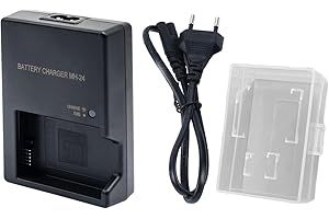 KWTOUL MH-24 Caricabatterie Veloce per Batteria EN-EL14 EN-EL14A, Compatibile con Nikon P7100 P7000 D5100 D5200 D5300 D5500 D5600 Df D3100 D3200 D3300 con scatola di protezione per batteria