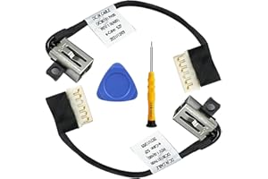 ZHUROUPU Replacement DC Power Jack Socket Charging Port Cable GDM50 for INSPIRON 15 3510 3511 3520 I5-1135G7 3525 3515 3521 Vostro 15 3510 3515 14 3420 DC301017H00 231X7 DC301018100 0231X7 (2Pcs)