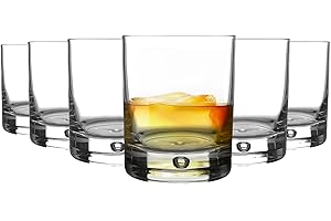 Bormioli Rocco 092622 Barglass Confezione 6 Bicchieri Whisky, Vetro, Trasparente, 27 Cl