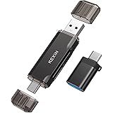 KEXIN SD Card Reader Micro SD Card Reader with USB 3.0 Adapter USB C Card Reader USB 2.0 Card Reader for SDXC, SDHC, SD, MMC,