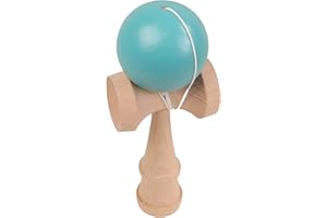 MGM GAMES - Bilboquet Kendama - Niebieski - 030260 - Gra zręcznościowa - Drewno FSC - Zabawka z drewna - Koordynacja - Bez ekranu - Tradycyjna gra - Prezent - Dziecko - Dorosły