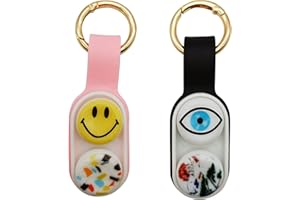 HNBTX Llavero Pop up,Juguete Fidget magnético,Fidget Toy antiestres,Juguetes para autistas 2pcs