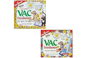 Karrma Ltd. 12 Disc Vac Air Freshener Vacuum Cleaner, Air-Fresheners for Pet Lovers, Fits All Vacuum Cleaners, Home Office Cleanliness