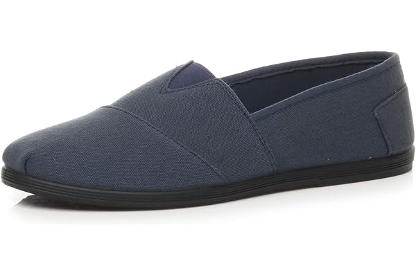 AJVANI Herr tonåringar komfort Espadrillos vardag strand sommar canvas skor Plimsoll storlek