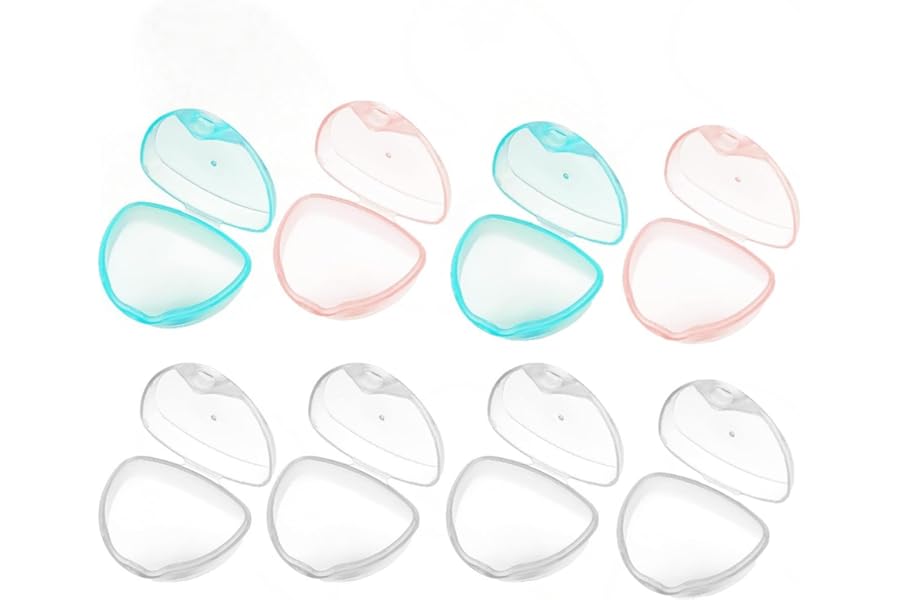 8 Pcs Baby Dummy Case, Pacifier Case, Pacifier Holder Storage Box, BPA-Free Dummy Container, Pacifier Case Soother Pod Pacifier Holder Box for Kids, Baby, Travel, Home