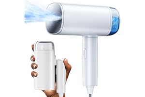 Ferro da stiro da viaggio Mioduro vaporella,ferro da stiro portatile orizzontale e verticale 2 in 1,Ferro da stiro a vapore portatile,stira camicie da 2000 W per la casa e il viaggio