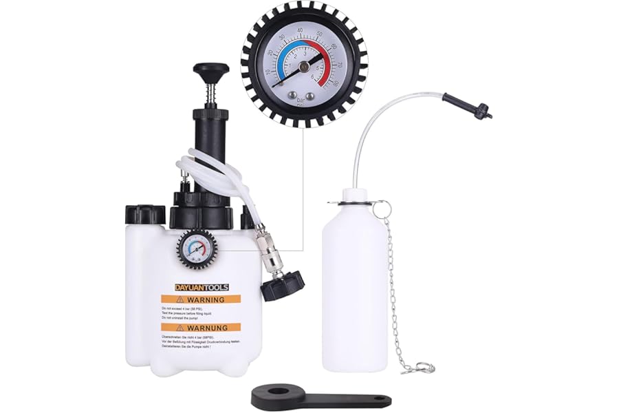 DAYUAN 3L Hand Brake Fluid Bleeder Bleeding One Man Tool Kit
