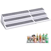 House of Quirk 3 Tier Expandable Spice Countertop Rack Organizer, Plastic Spice Rack, Adjustable Non-Skid Tiered Shelf Spice 