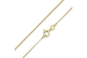 MATERIA by Matthias Wagner Goldkette 375 Gold Panzerkette 0,8mm - Halskette Damen Mädchen