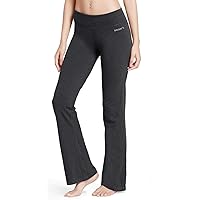 BALEAF Damen Flare Yoga Hose Fitness Hose Yogahose