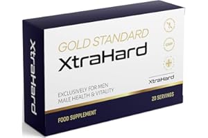 XtraHard | 20 Tablets | 100% Natural Herbal Supplement, 20 Small Easy Swallow Pills, Manufactured in The UK