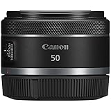 Canon Obiektyw RF 50 mm F1.8 STM do EOS R (gwint filtrowy 43 mm, stała ogniskowa, precyzyjna regulacja ostrości dzięki silnik