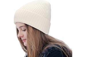 MengPa Women Beanie Hat Knit Winter Hats for Men Unisex Soft Caps Warm Cuffed Beanie
