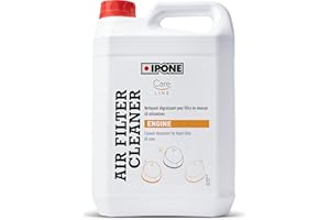 IPONE – Nettoyant Filtres à Air en Mousse Moto – Air Filter Cleaner – Nettoie et Dégraisse Efficacement - Ne Détériore Pas les Filtres – Application Facile - Format économique 5L