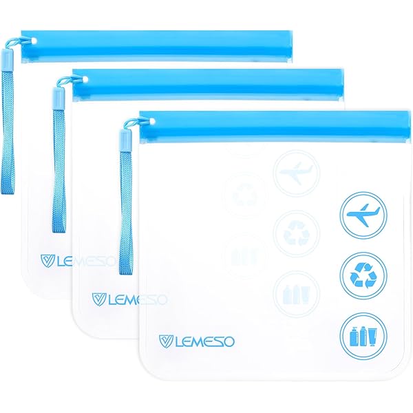 4 Buste Liquidi Viaggio 20x20cm - Bustine Trasparenti TSA Approvato Per Aeroporto, Impermeabili E Riutilizzabili - Foto 11