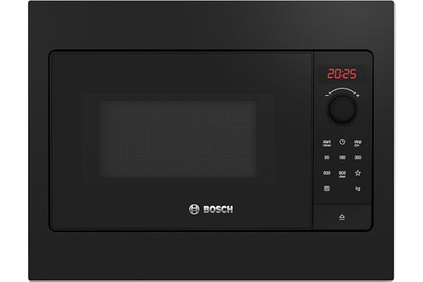 Bosch BFL523MB4, Série 2, Micro-ondes encastrable, 50 x 38 cm, 20 Litres, Noir