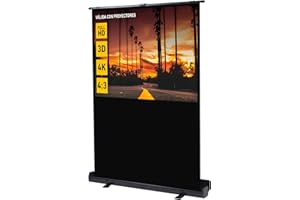 PHOENIX TECHNOLOGIES Phoenix - Pantalla de Proyeccion Portatil con Pie de Apoyo y Asa de Transporte 60 Pulgadas, 1.20 x 0.90 m, Formato 4: 3