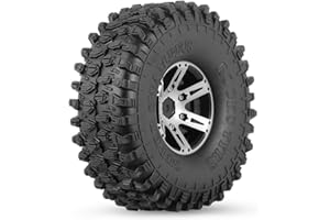 4Pcs AUSTAR AX-5020B 1.9 Zoll 1/10 Rock Crawler Reifen mit Metall Hub für Traxxas Redcat SCX10 AXIAL RC Auto