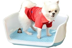Gmjay Puppy Potty Training Indoor Dog Potty Pad Grid Bandeja para Inodoro para Perros para Proteger Los Pisos Cerca Limpia Aseo para Perros