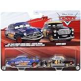 Cars Dual Character Vehicles FABULOUS HUDSON HORNET - CLOVIS RIDER JDH44