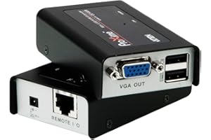 ATEN CE100 Mini-USB KVM Extender 100m Black