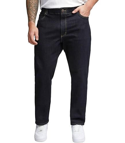 Lee Cooper LCPNT219 Workwear 5 Pocket Wash Stretch Denim Jeans voor heren, marineblauw, 38W / 31L