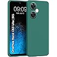 Zubitech OnePlus Nord CE 3 Lite 5G Soft Silicone Gel Rubber Case Shockproof Matte Finish Back Cover Inner Fabric Lining with Camera Protection Case for 1 + Nord CE 3 Lite (Green)
