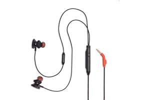JBL Quantum 50 Auriculares intraaurales para videojuegos, con potenciador de sonido y silenciador de micrófono para hacer tus