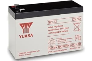 Yuasa NP7-12 (NP7-12S) 12v 7Ah SLA Battery (Yuasa)
