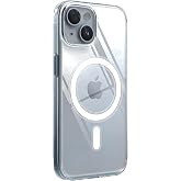 Minesk iPhone 15 i&ccedil;in Magsafe ile Uyumlu Şeffaf Kılıf Kristal Berraklığında Materyal Polikarbonat Arka Kısım ve Silikon Kenar