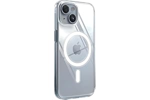 Minesk iPhone 13 ve 14 için Magsafe ile Uyumlu Şeffaf Kılıf Kristal Berraklığında Materyal Polikarbonat Arka Kısım ve Silikon Kenarlar Wireless Kablosuz Şarj Destekli Kılıf Kapak (13-14)