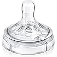 Philips Avent Natural Teat 2 Holes Slow Flow (Clear) Pack of 2