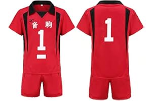 SOOYOOYOO Anime Cosplay Vêtements de Volleyball Confortable et Ventilation Maillots Uniforme