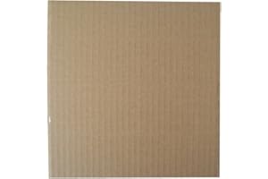 100 BROWN CORRUGATED CARDBOARD STIFFENER PADS PROTECTIVE SHEETS BOARDS APPROX SIZE 190x190mm SQUARE TO FIT UKPS 7" RECORD VINYL MAILERS ENVELOPES PACKAGING MAILING POSTAL POSTAGE EXTRA PROTECTION
