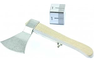 Miniblings Hache Broche Badges pin Axtbrosche Hache de Guerre couperet Couper du Bois - Bijoux à la Mode à la Main I Bouton Pin Pins