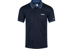 Regatta Mens Remex II Jersey Quick Dry Short Sleeve Polo Shirt Top