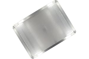 Zenker 1540350 Backblech perforiert Aluminium Backblech Backblech Backblech Lochblech Aluminium grau 40 x 30 x 1,5 cm