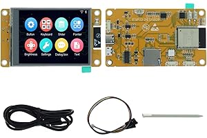 diybits ESP32 Cheap Yellow Display Dev Board with 2.8" 240x320 TFT Touchscreen Display, WiFi & Bluetooth 4.2, Dual 240MHz CPU, 520KB SRAM, Supports OV2640 Camera, SPI/I2C/UART/PWM, TF Card