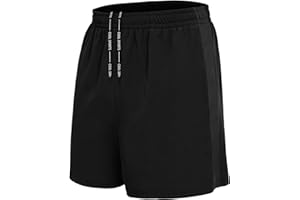 BOOJO Sporthose Herren Kurz Hosen Schnell Trocknend Sport Shorts mit Reißverschlusstasche Leicht Jogginghose Trainingshose