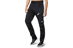 FDX Men’s Cycling Tights, 3D Padded, Thermal, Water Resistant, Lightweight, Super Roubaix Fabric, Winter Cycle Trousers, Bike Riding Pants, Highly Elasticated Bicycle Leggings