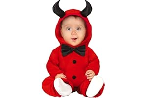 FIESTAS GUIRCA, S.L. Disfraz de Diablo Pajarita para bebé T-6/12 Meses